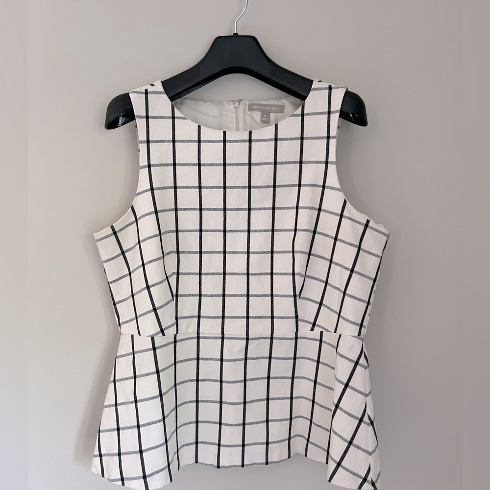 Banana Republic - peplum top - size 14